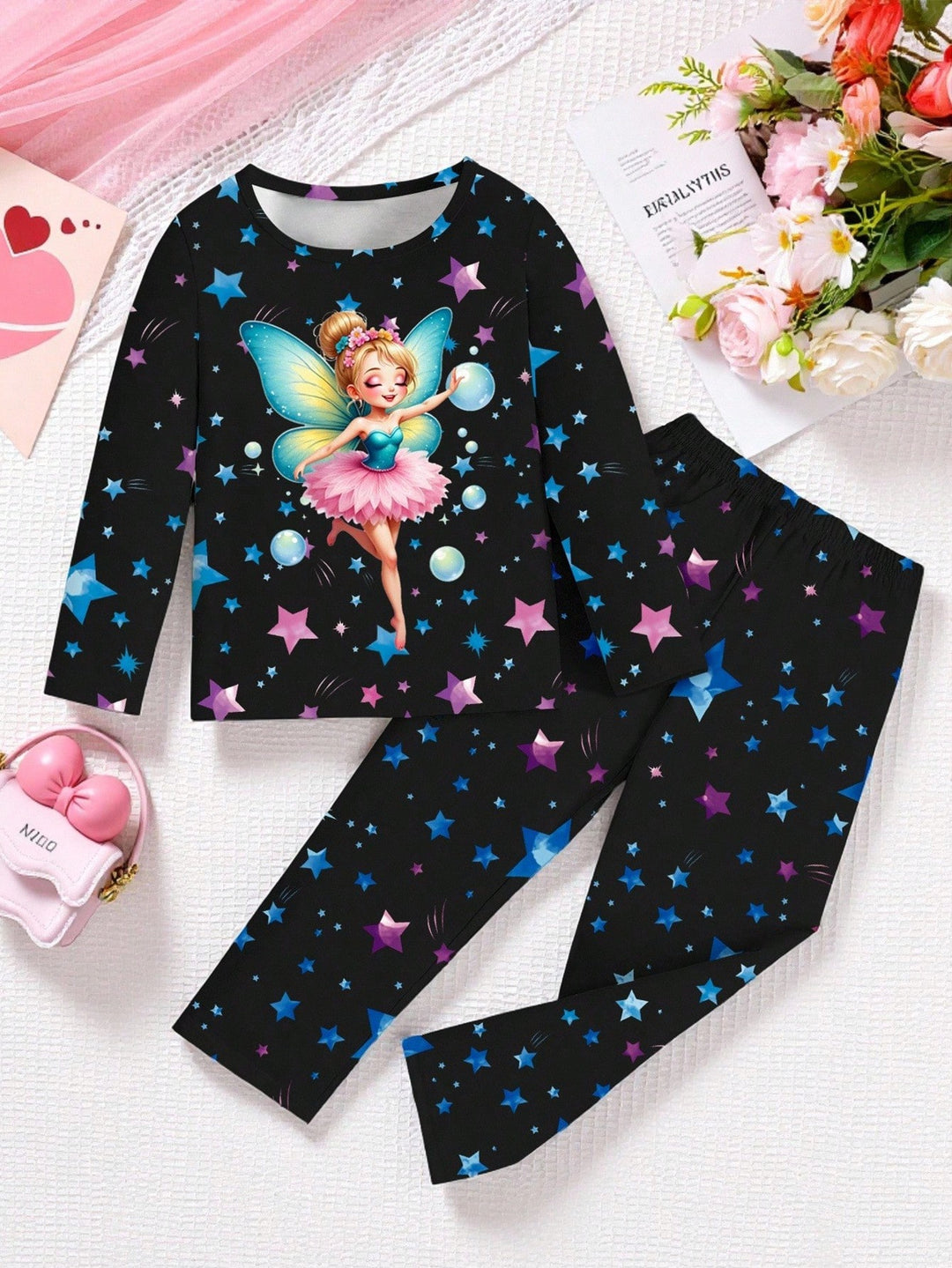 Compleu pijamale SHEIN, mix culori