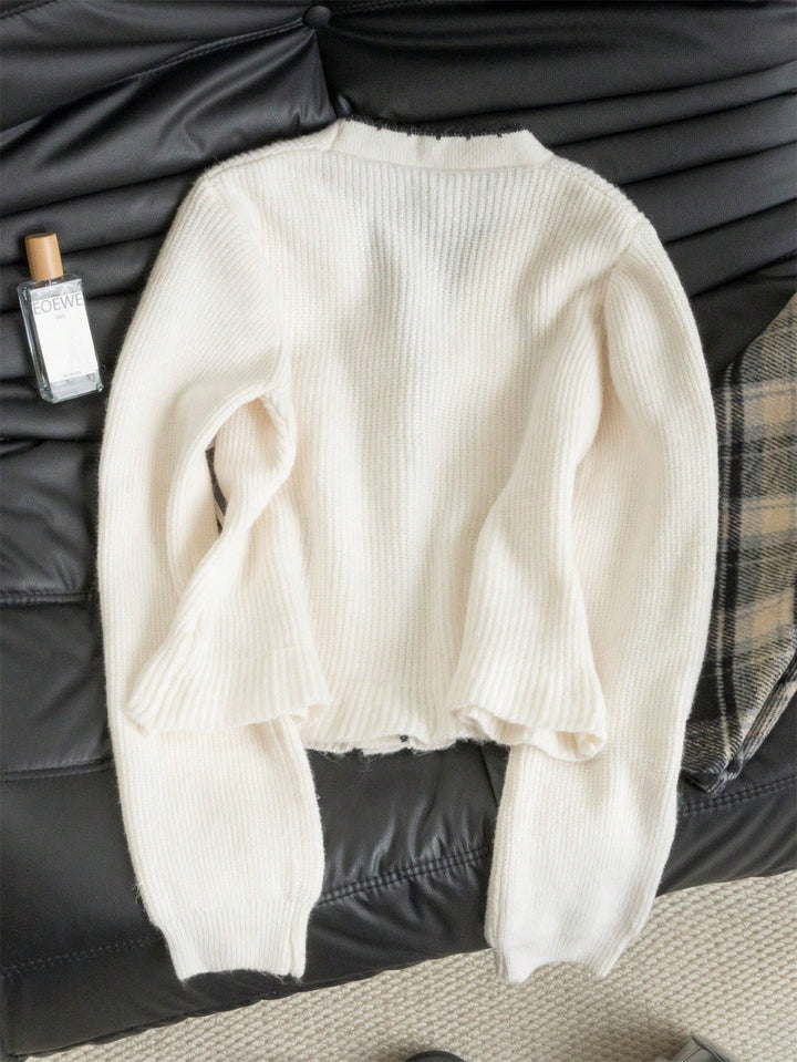 Cardigan SHEIN, alb