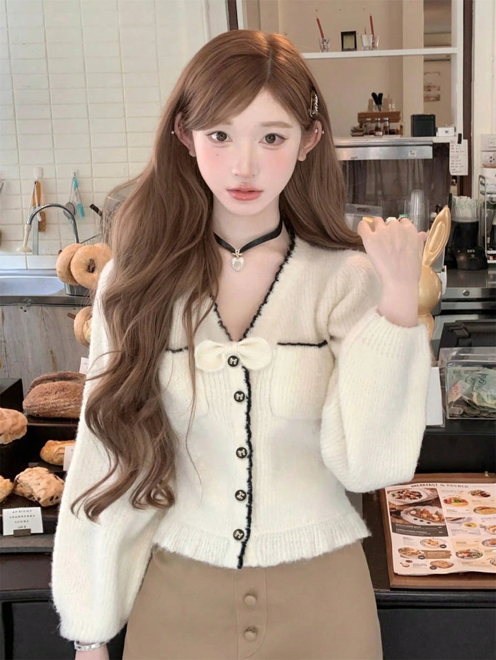 Cardigan SHEIN, alb