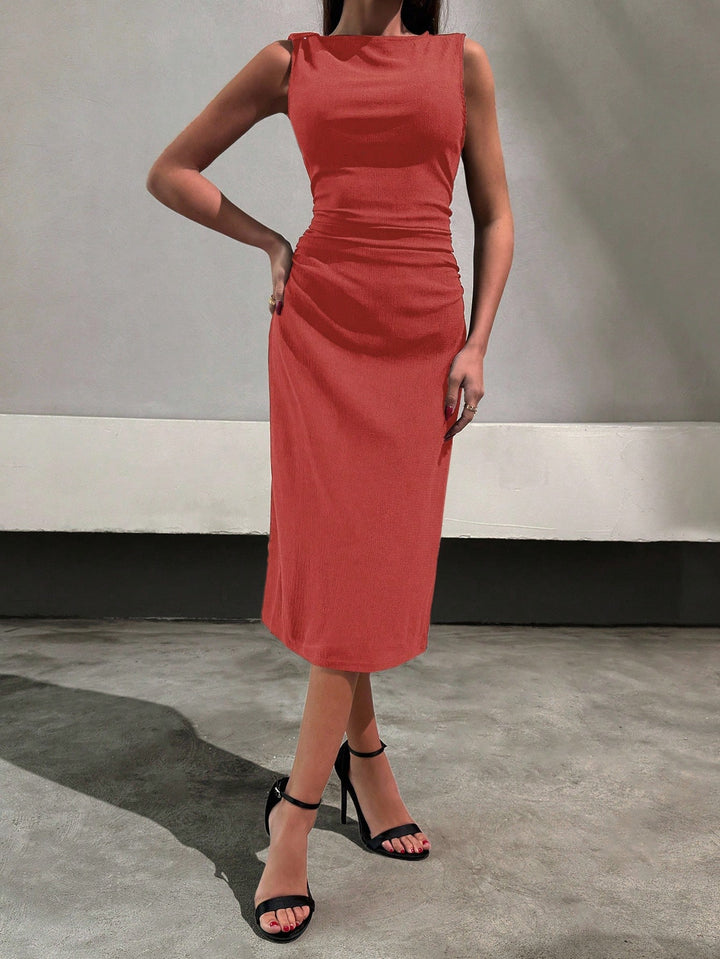 Rochie midi Shein, corai