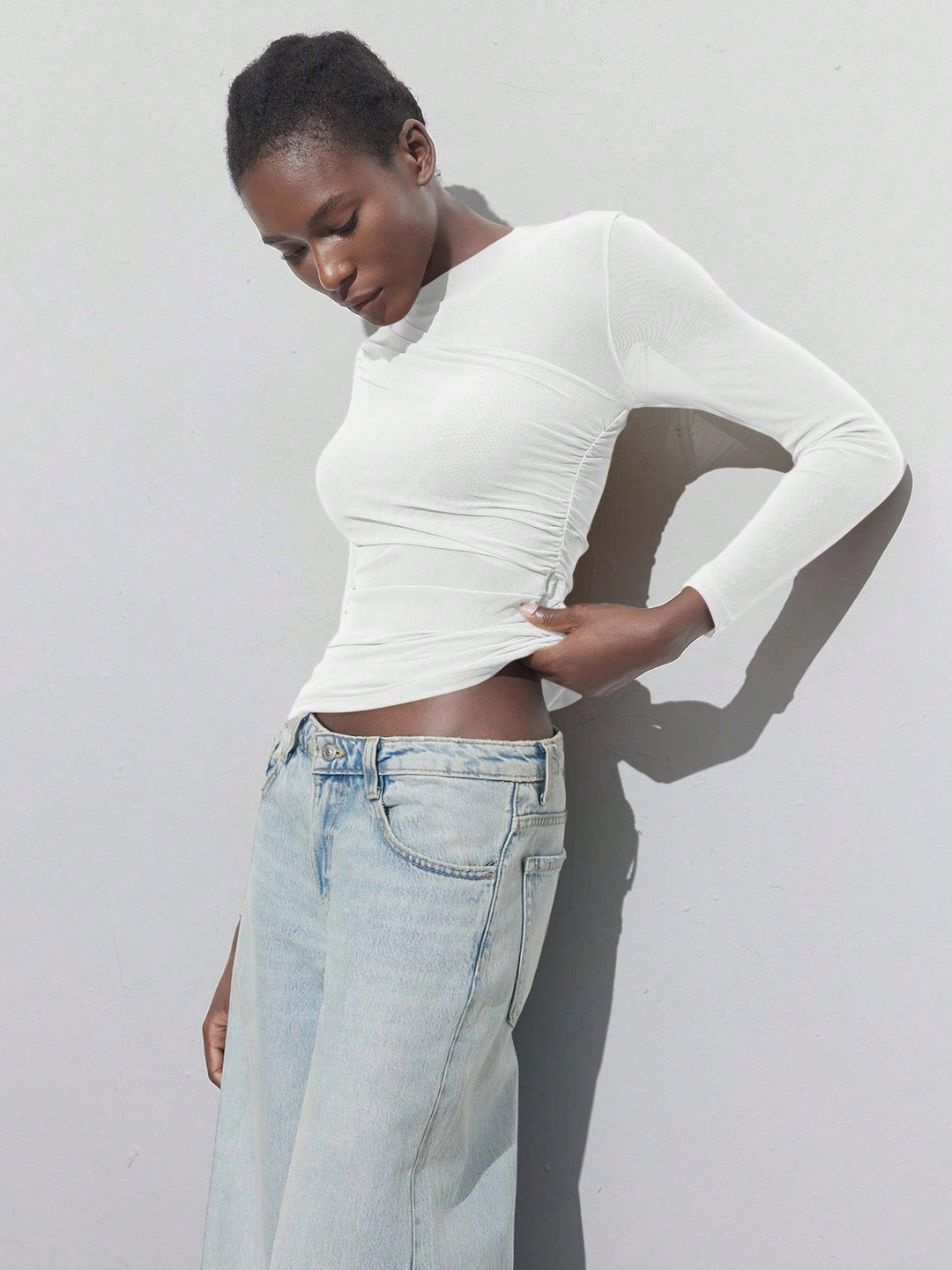Tricou SHEIN, alb