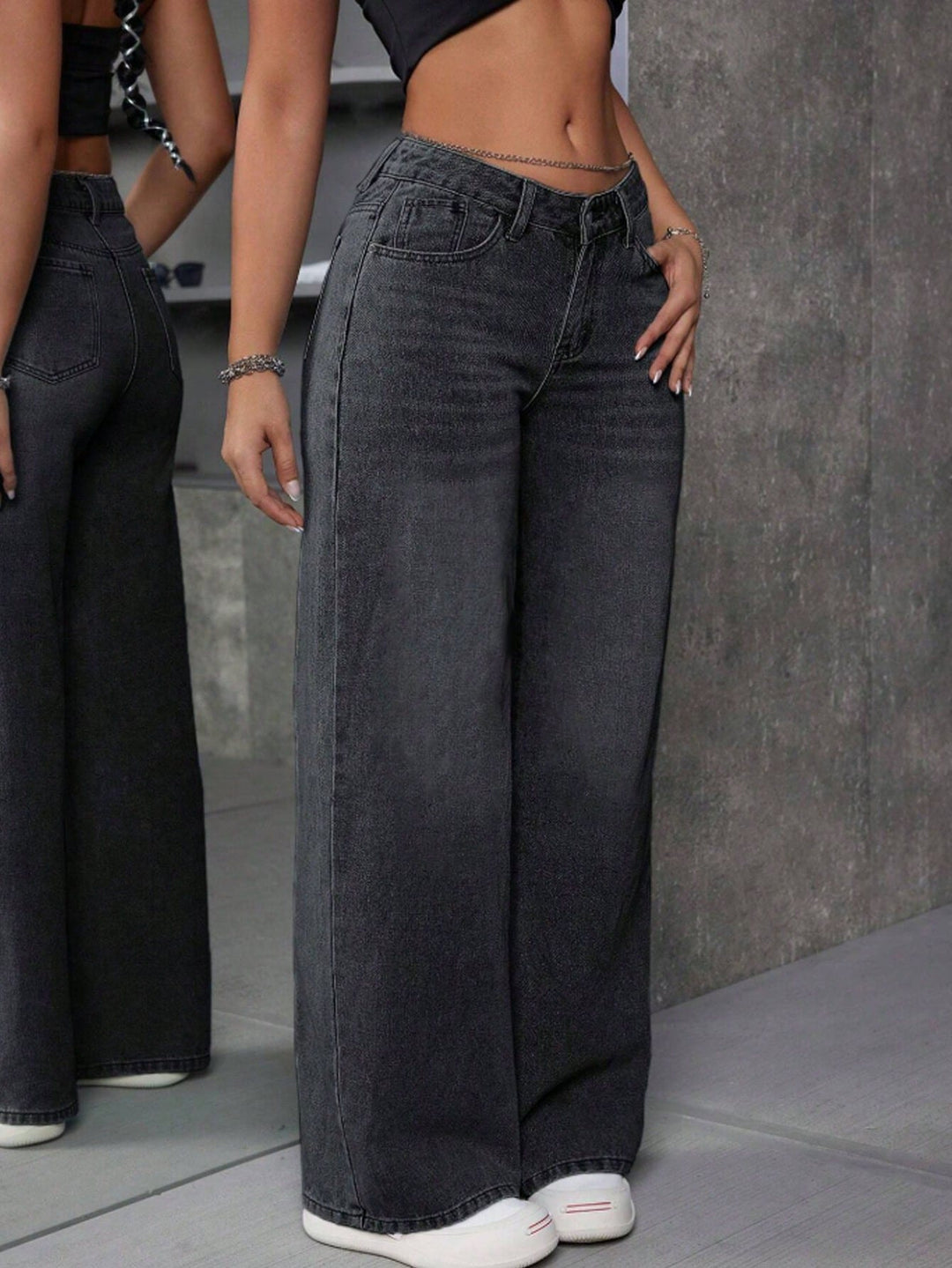 Jeans SHEIN, gri