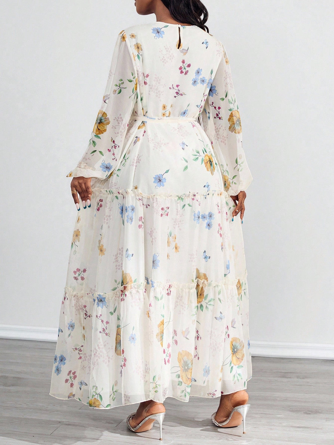 Rochie maxi SHEIN, mix culori