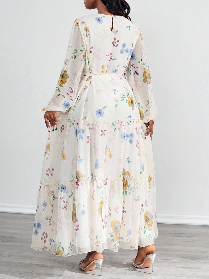 Rochie maxi SHEIN, mix culori