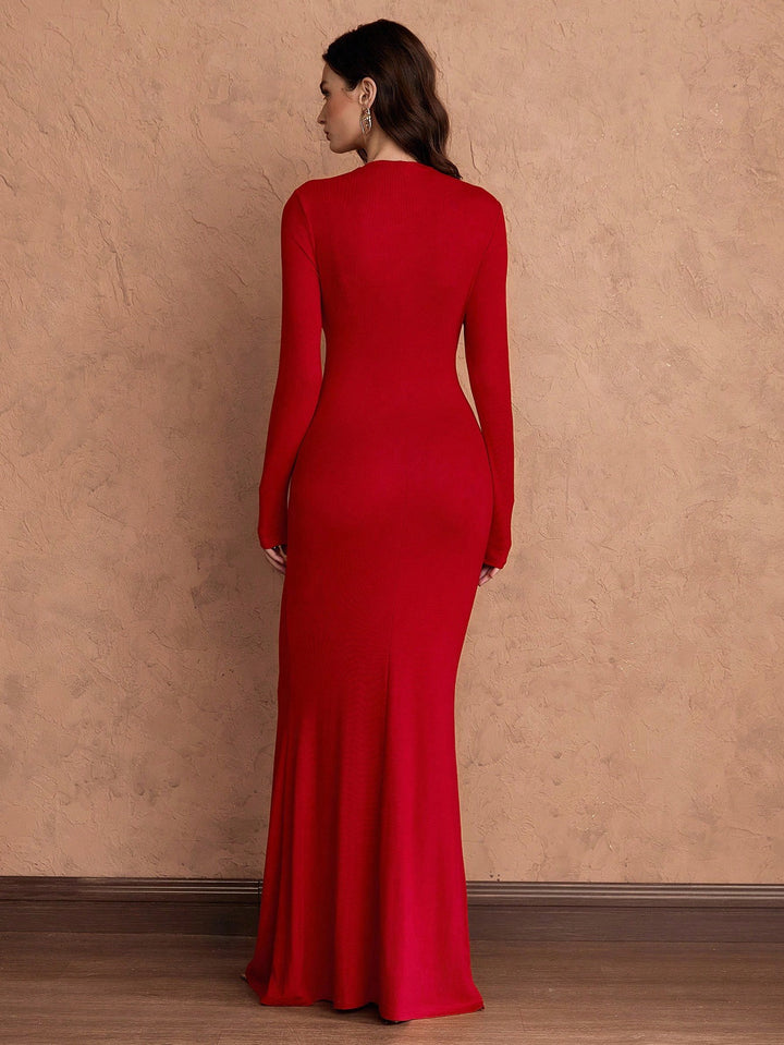 Rochie maxi SHEIN, roșu