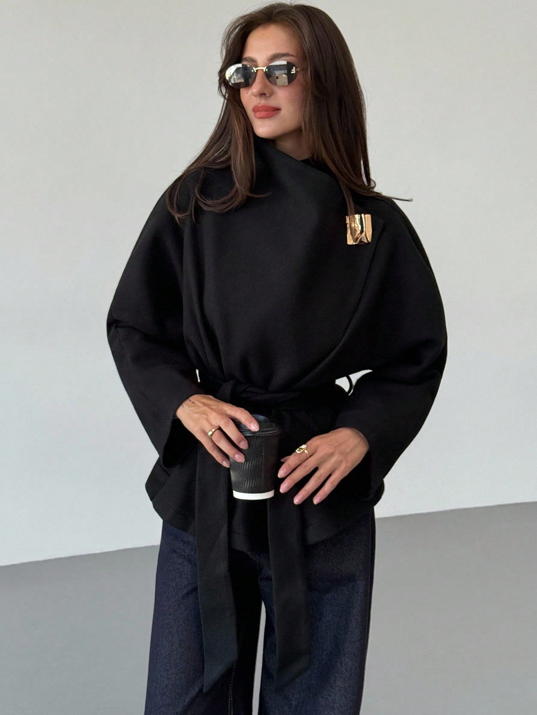 Palton SHEIN, negru