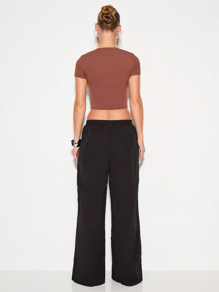 Pantaloni SHEIN, negru