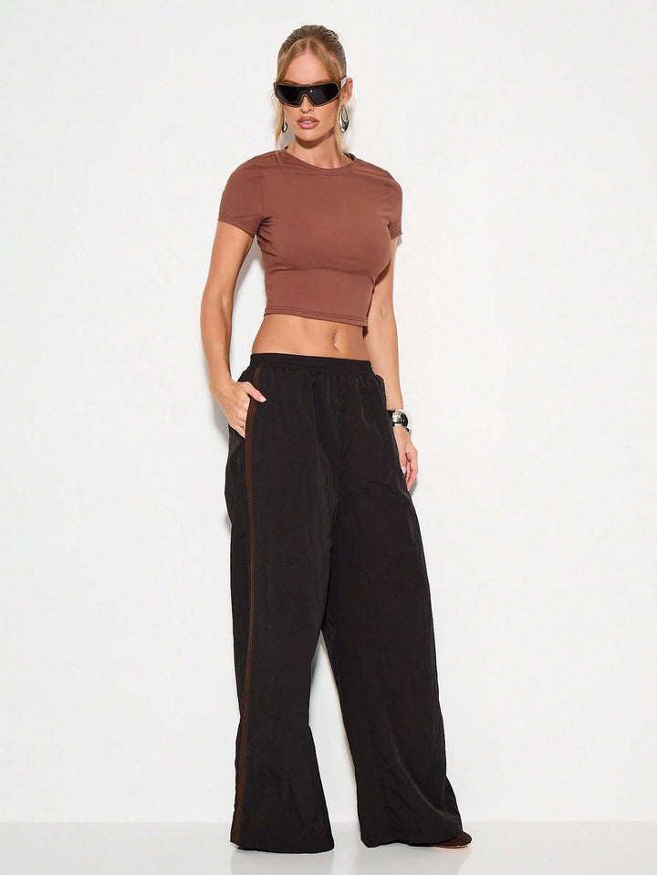 Pantaloni SHEIN, negru
