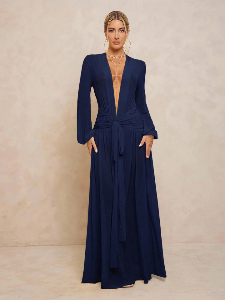 Rochie maxi SHEIN, albastru