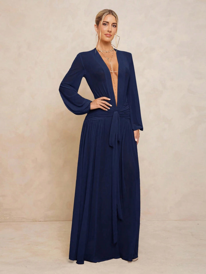 Rochie maxi SHEIN, albastru