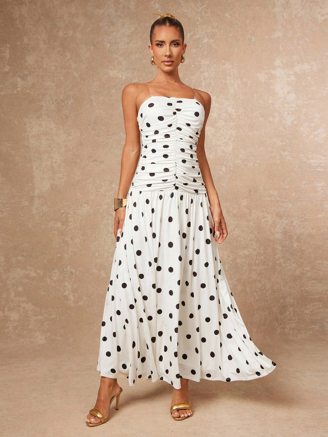Rochie maxi SHEIN, alb