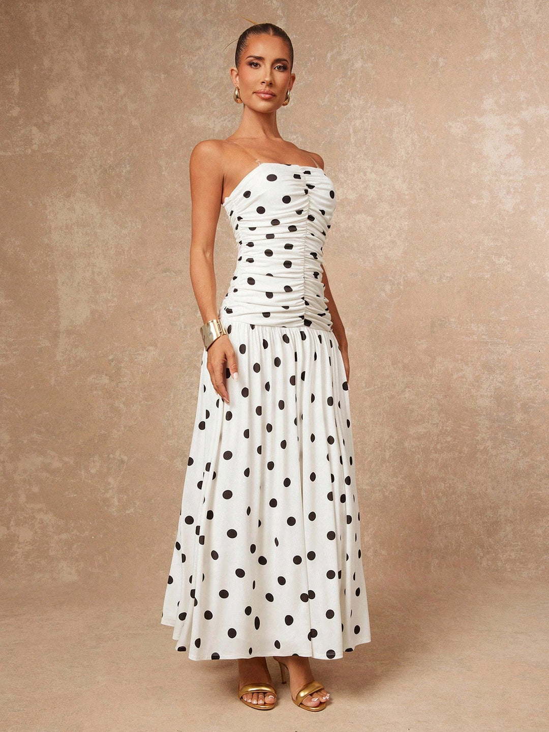 Rochie maxi SHEIN, alb