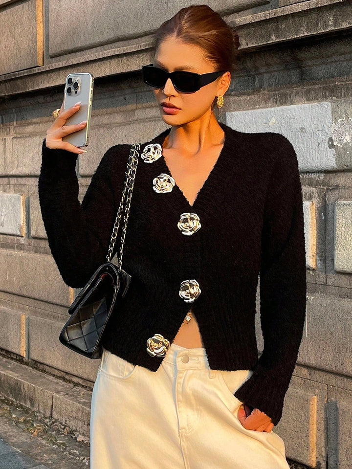 Cardigan SHEIN, negru