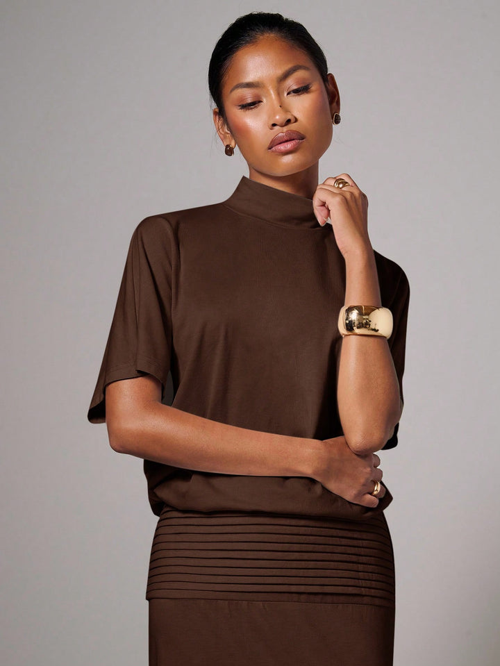 Rochie maxi SHEIN, maro