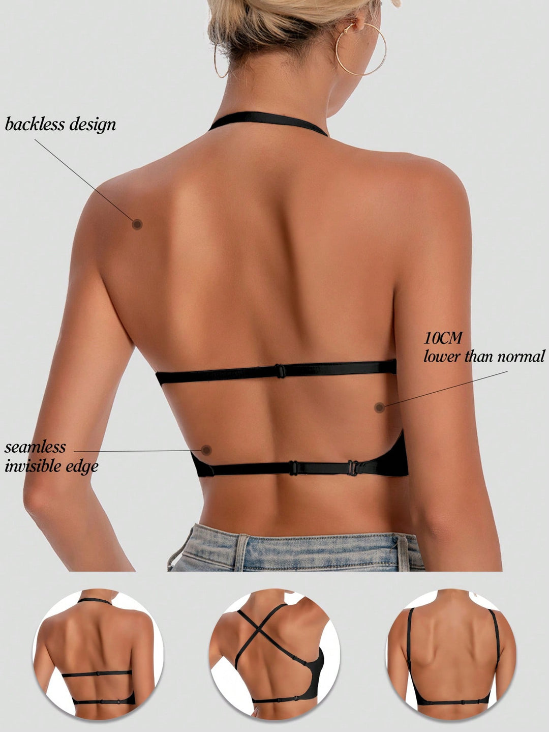 Sutien SHEIN, negru
