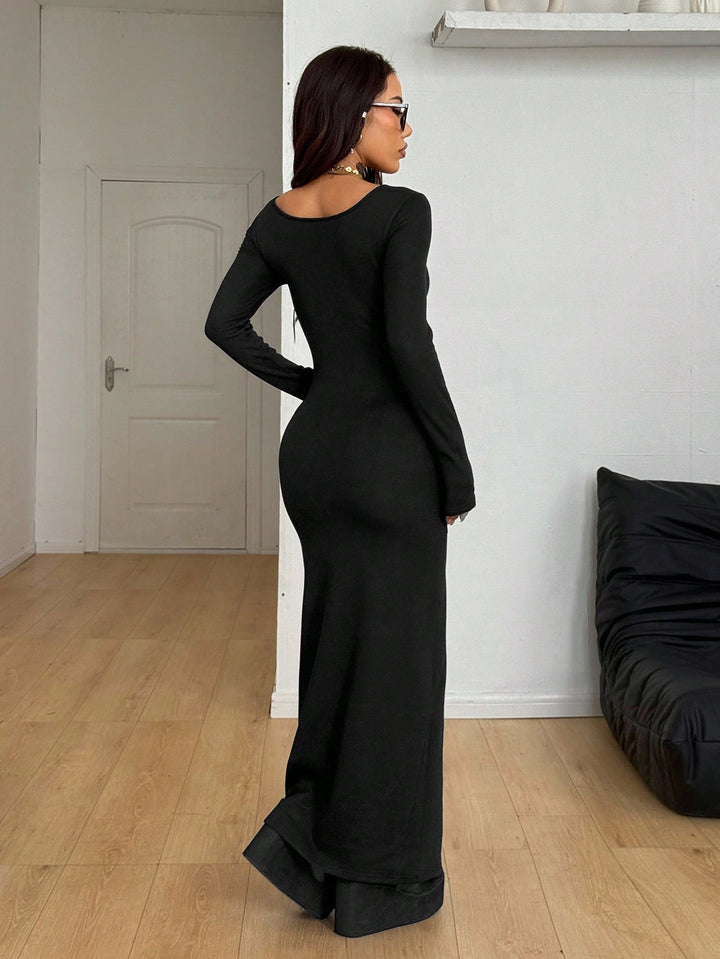Rochie maxi SHEIN, negru
