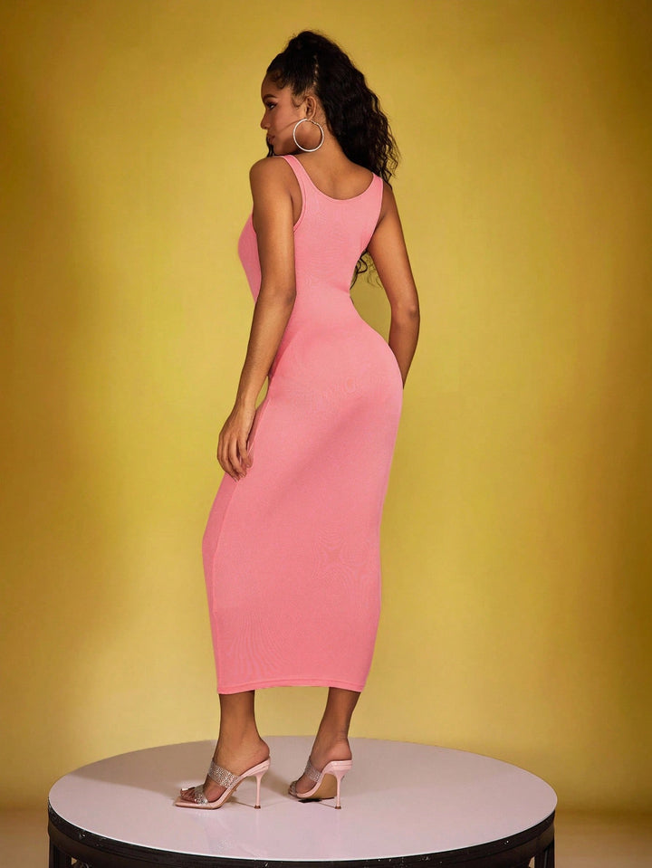Rochie maxi SHEIN, roz
