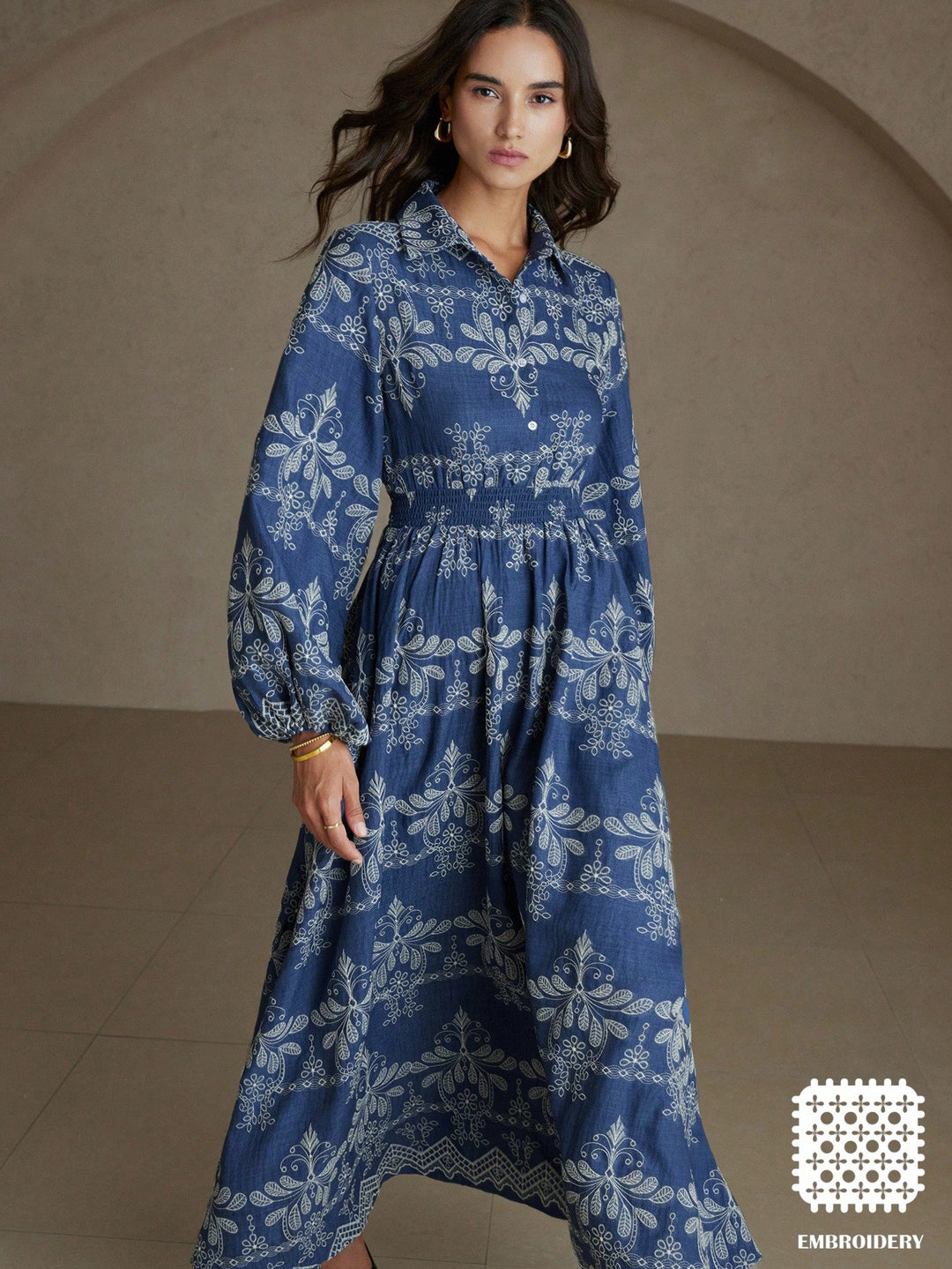 Rochie maxi SHEIN, mix culori