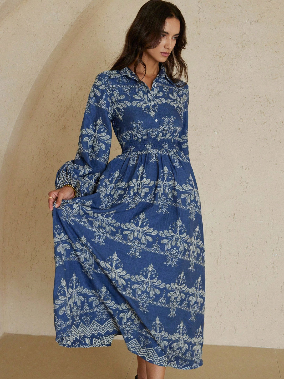 Rochie maxi SHEIN, mix culori