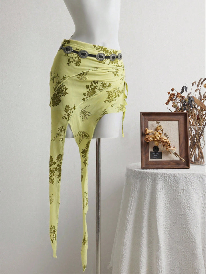 Pantaloni scurți SHEIN, galben