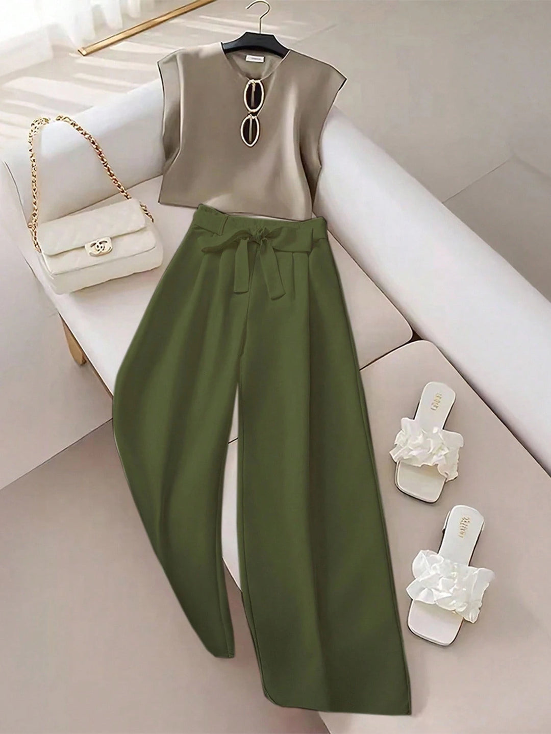 SHEIN nadrág, khaki