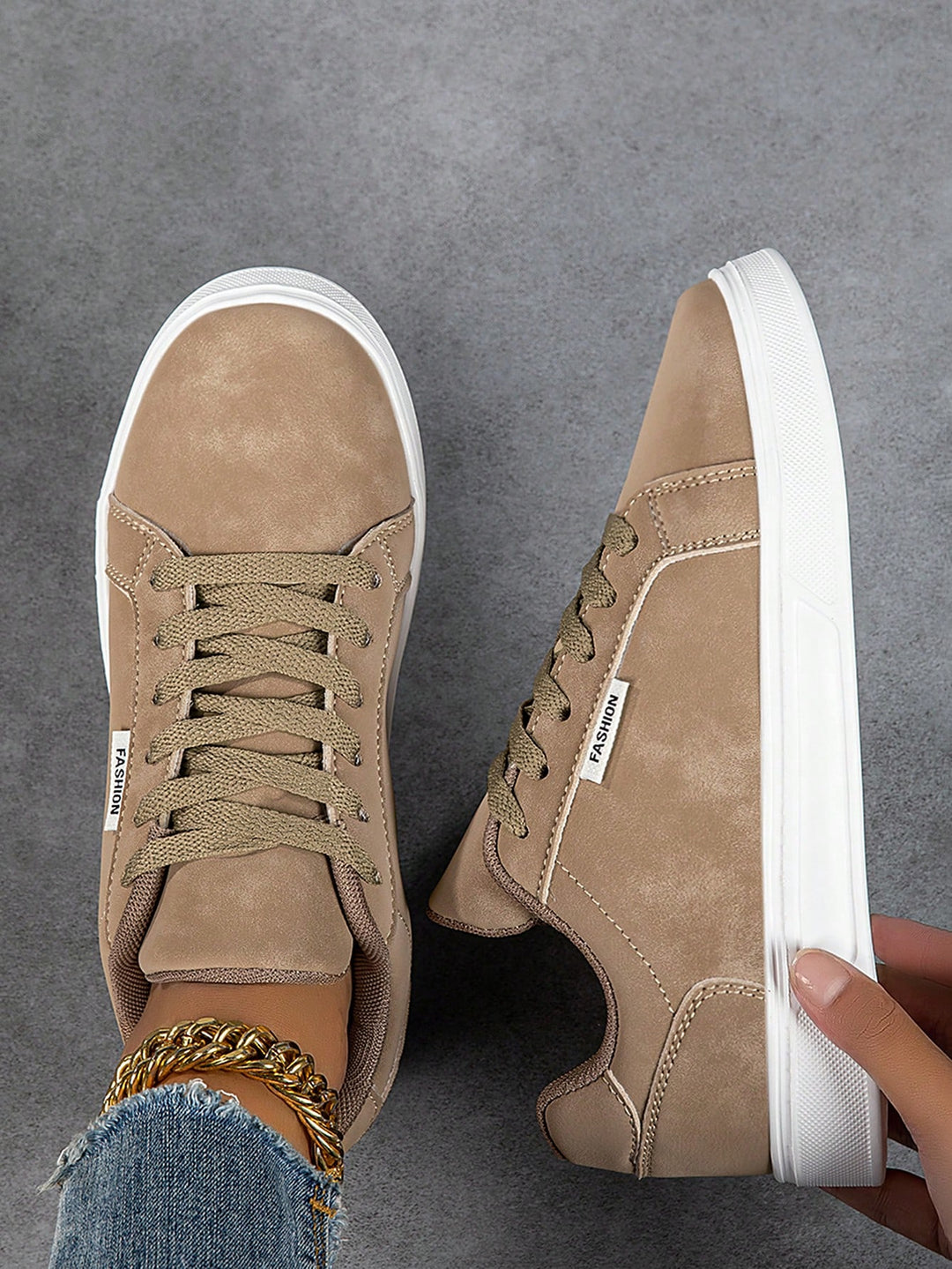 Pantofi sport SHEIN, bej
