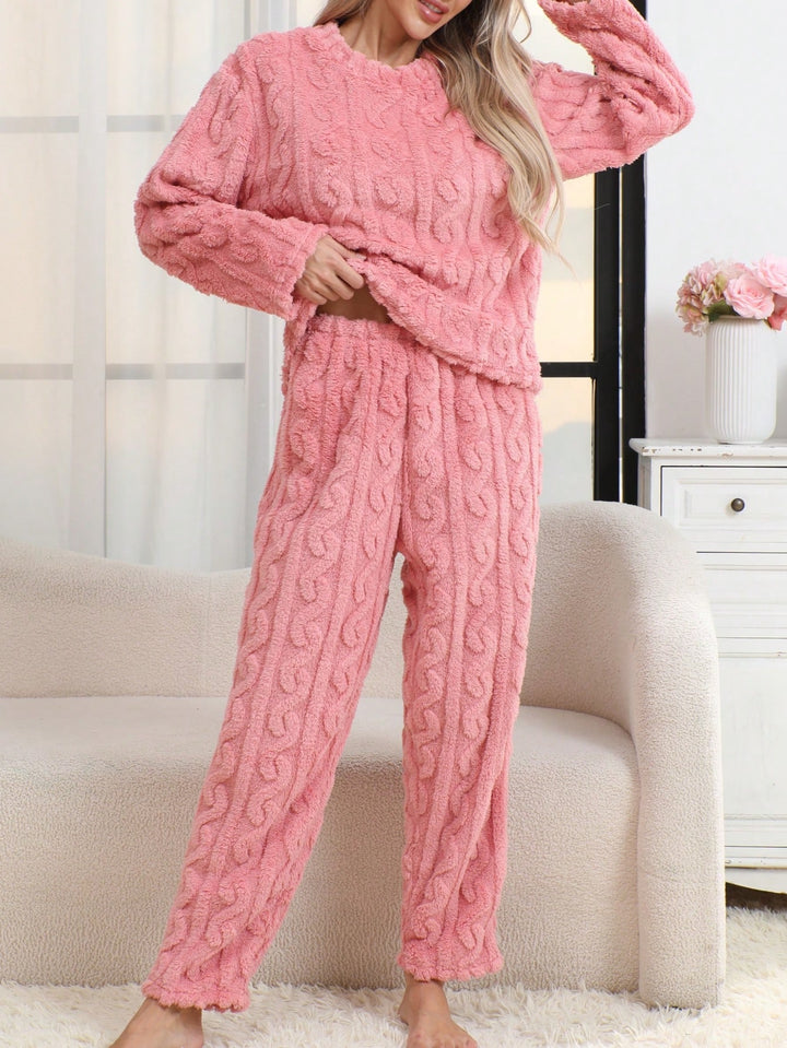 Set pijamale SHEIN, roz