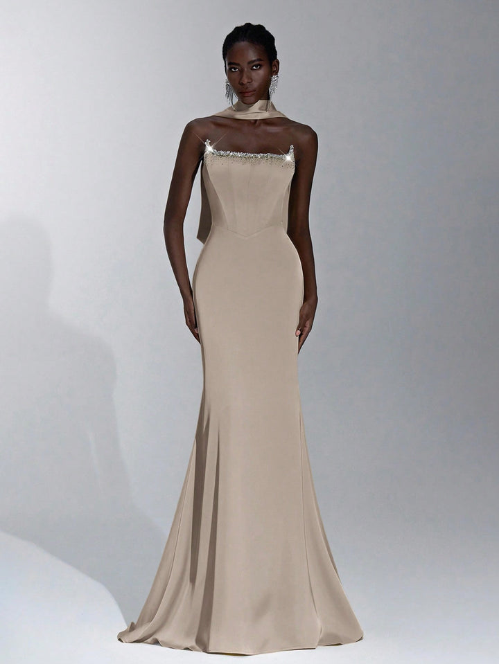 Rochie SHEIN, kaki