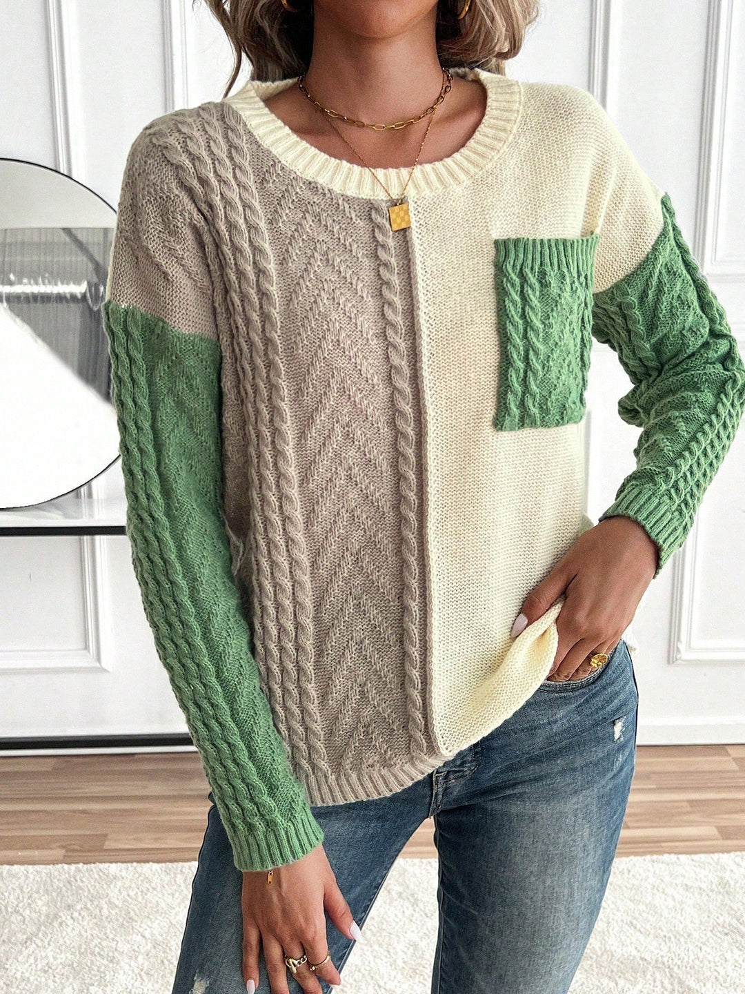 Pulover SHEIN, mix culori
