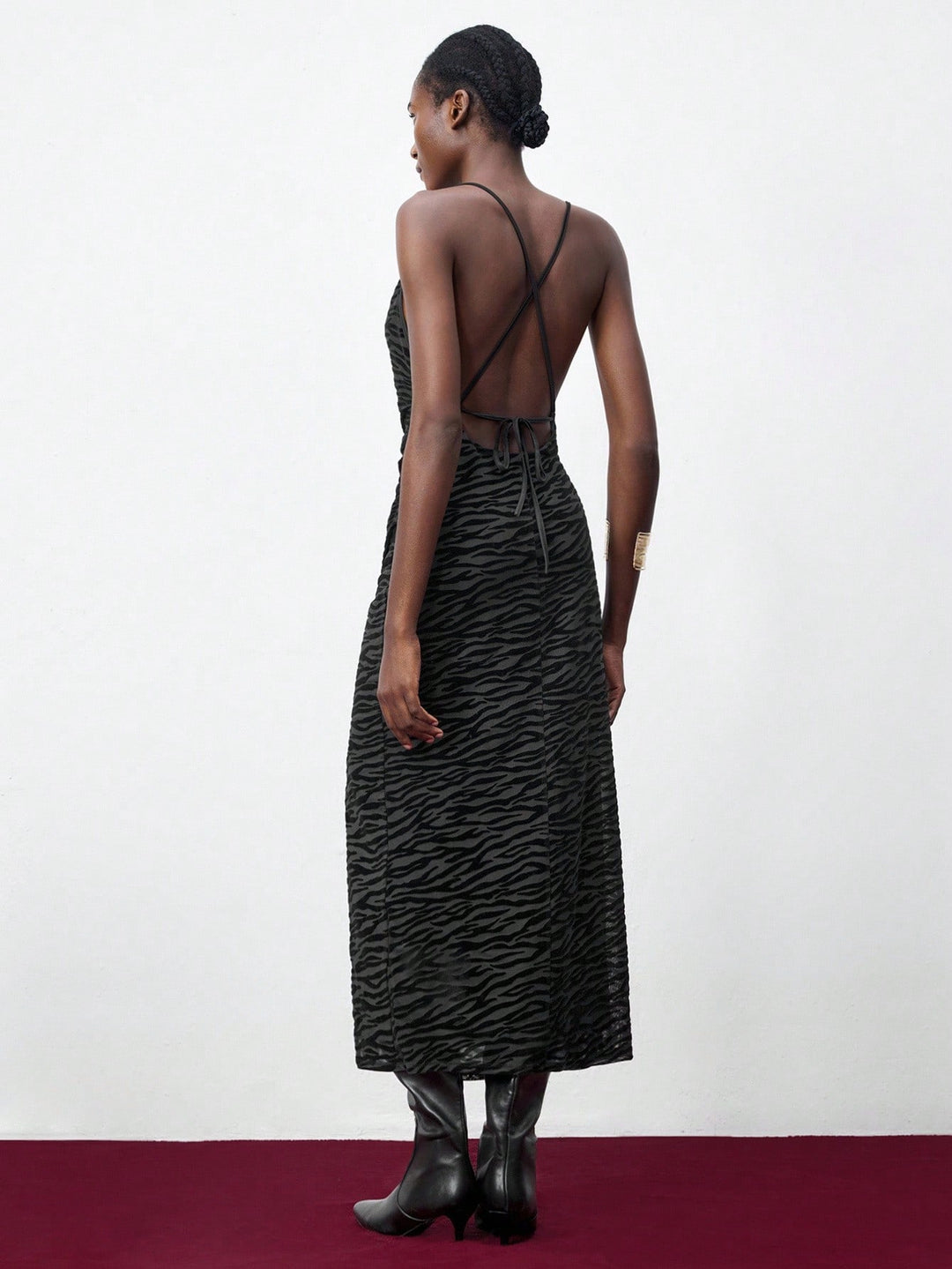 Rochie midi SHEIN, negru
