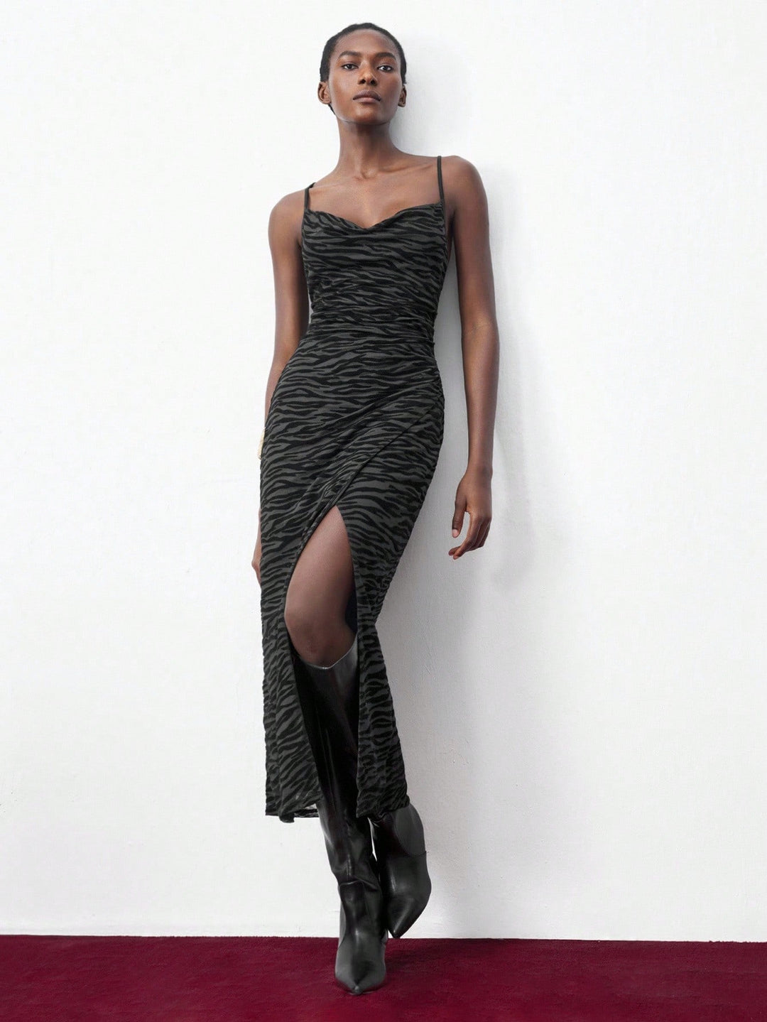 Rochie midi SHEIN, negru
