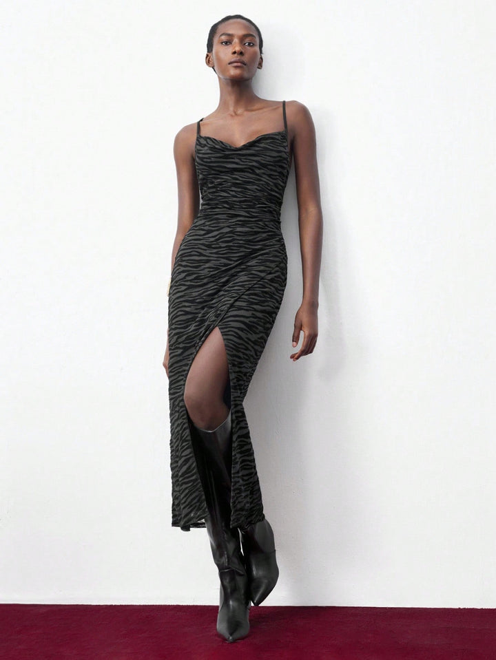 Rochie midi SHEIN, negru
