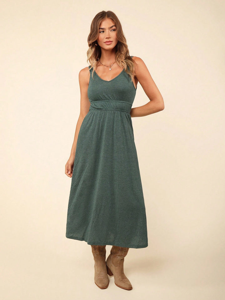 Rochie maxi SHEIN, verde