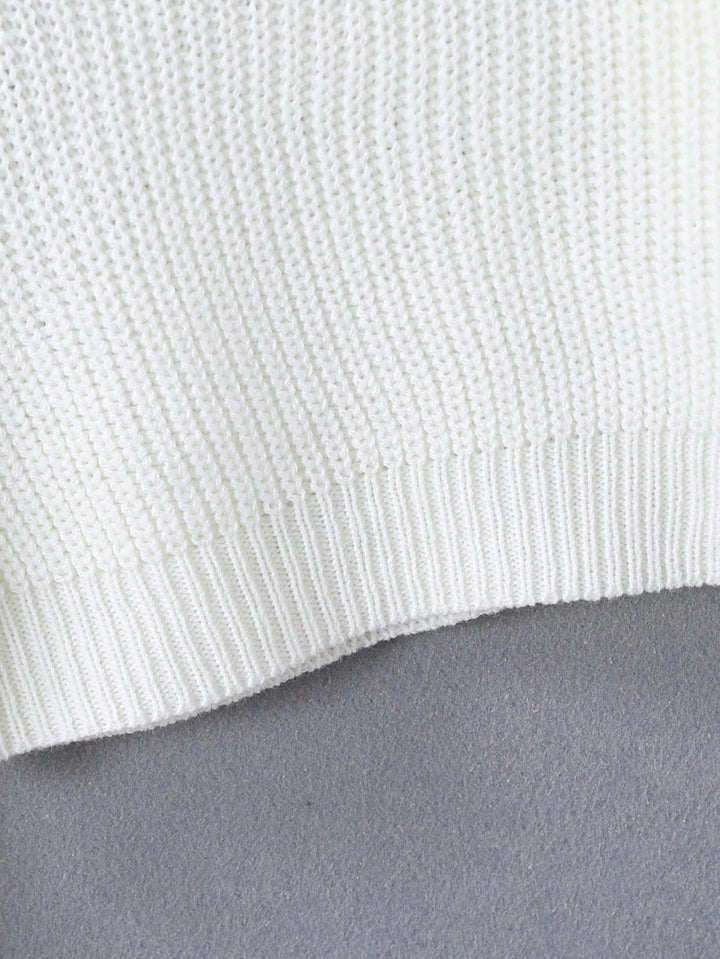 Pulover SHEIN, alb