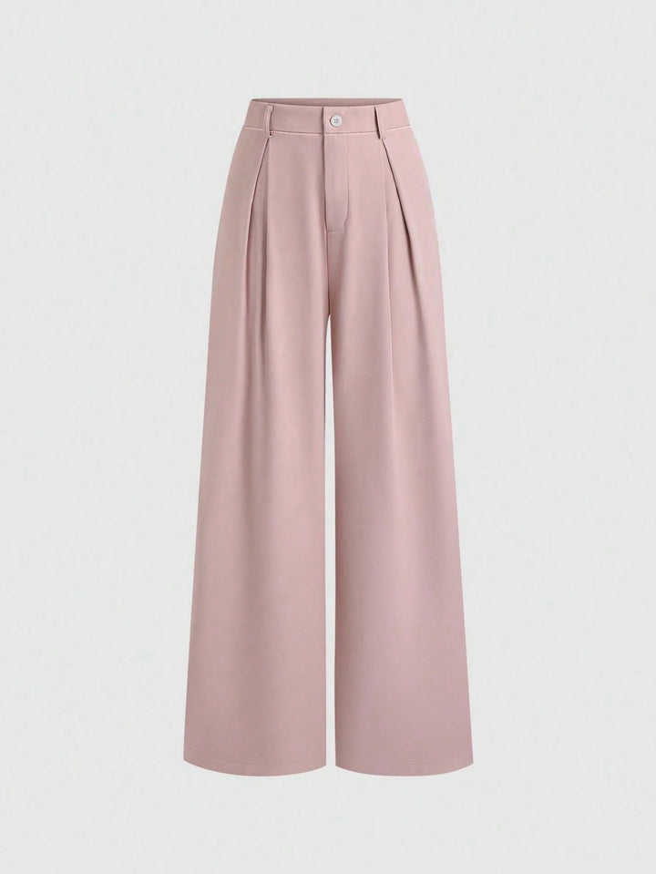 Pantaloni SHEIN, roz