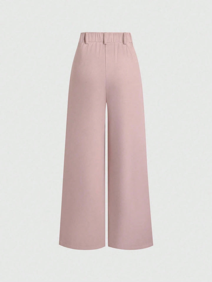 Pantaloni SHEIN, roz