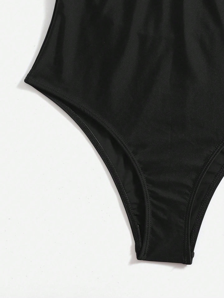 Costum de baie întreg SHEIN, negru