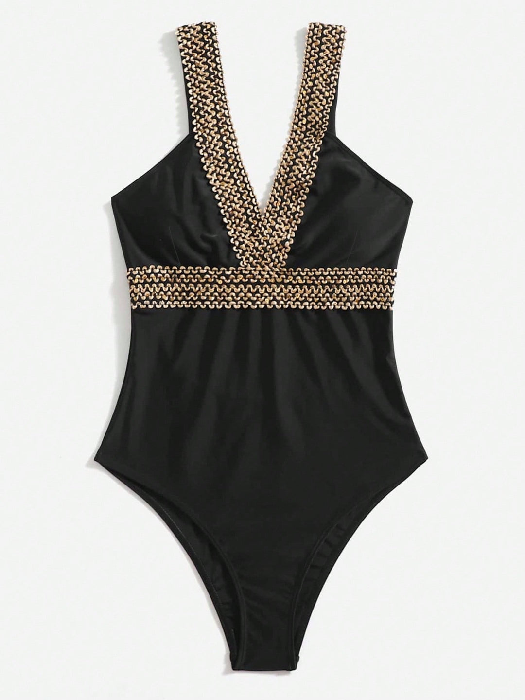Costum de baie întreg SHEIN, negru