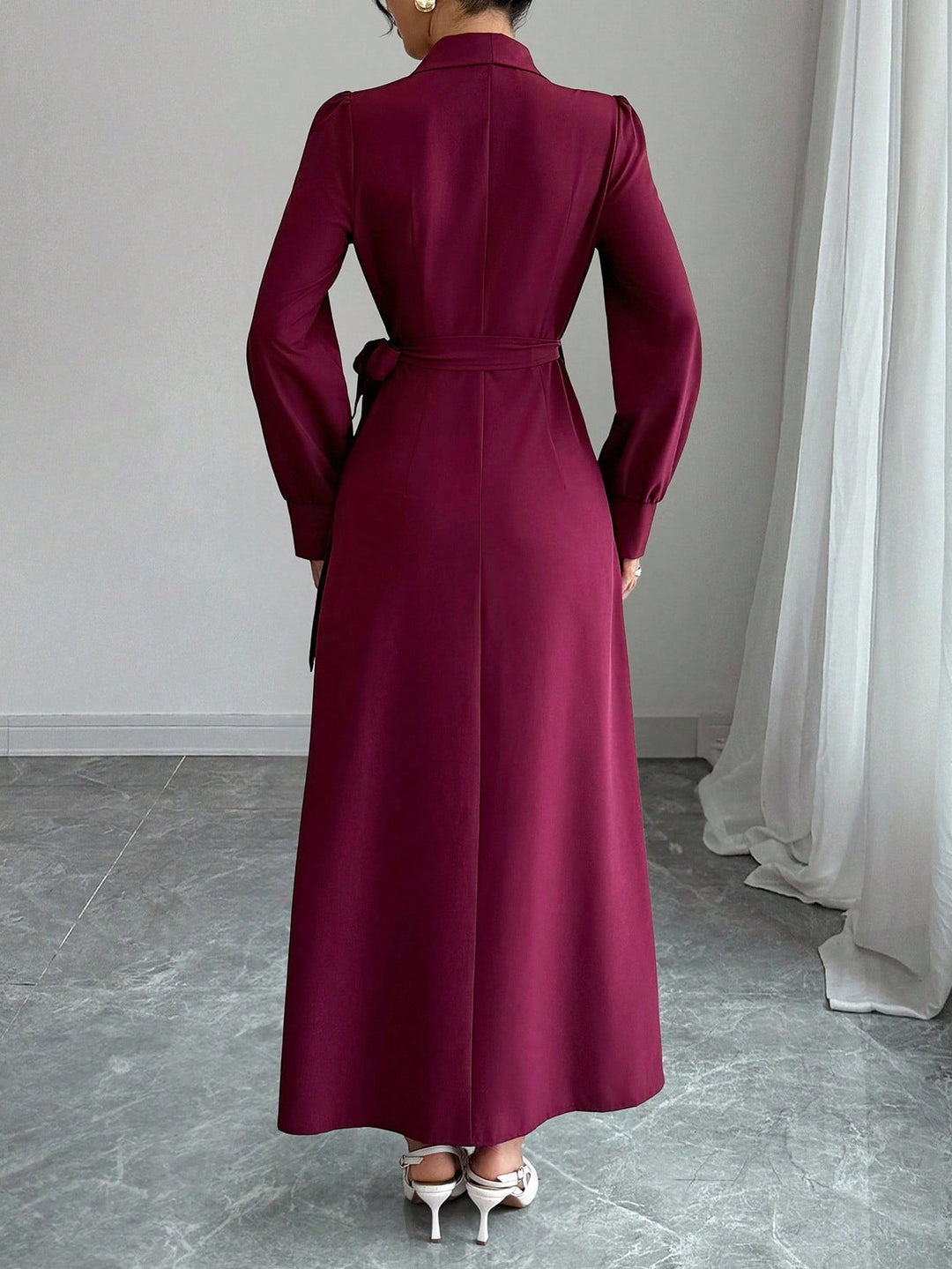 Rochie midi SHEIN, roșu