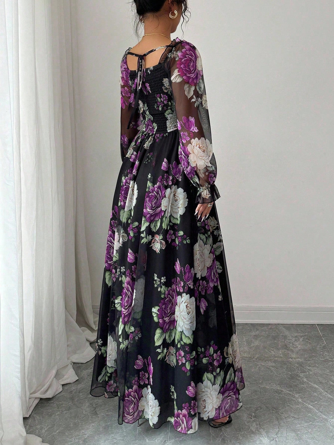 Rochie maxi SHEIN, mix culori