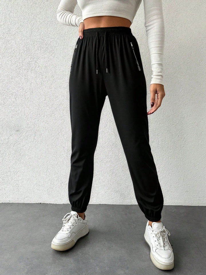 Pantaloni SHEIN, negru