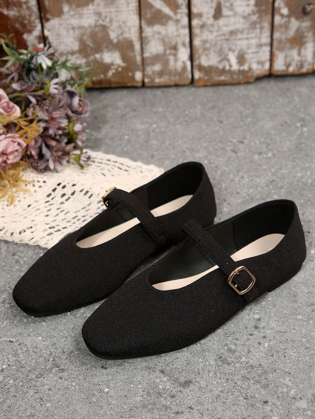 Balerini SHEIN, negru