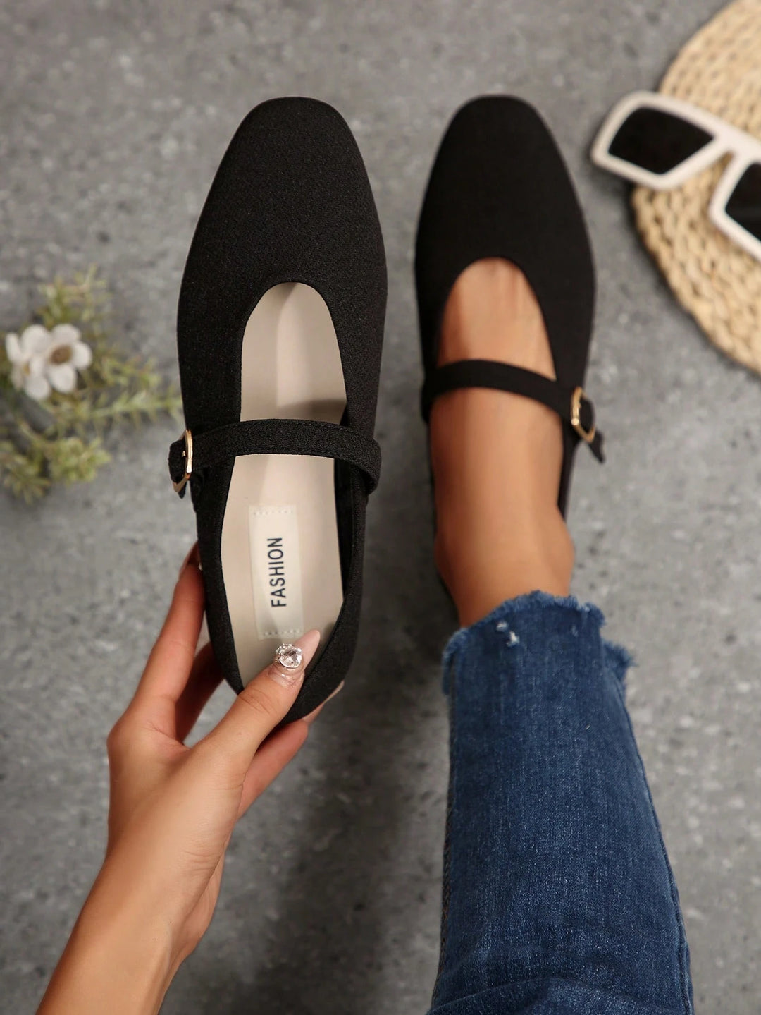 Balerini SHEIN, negru