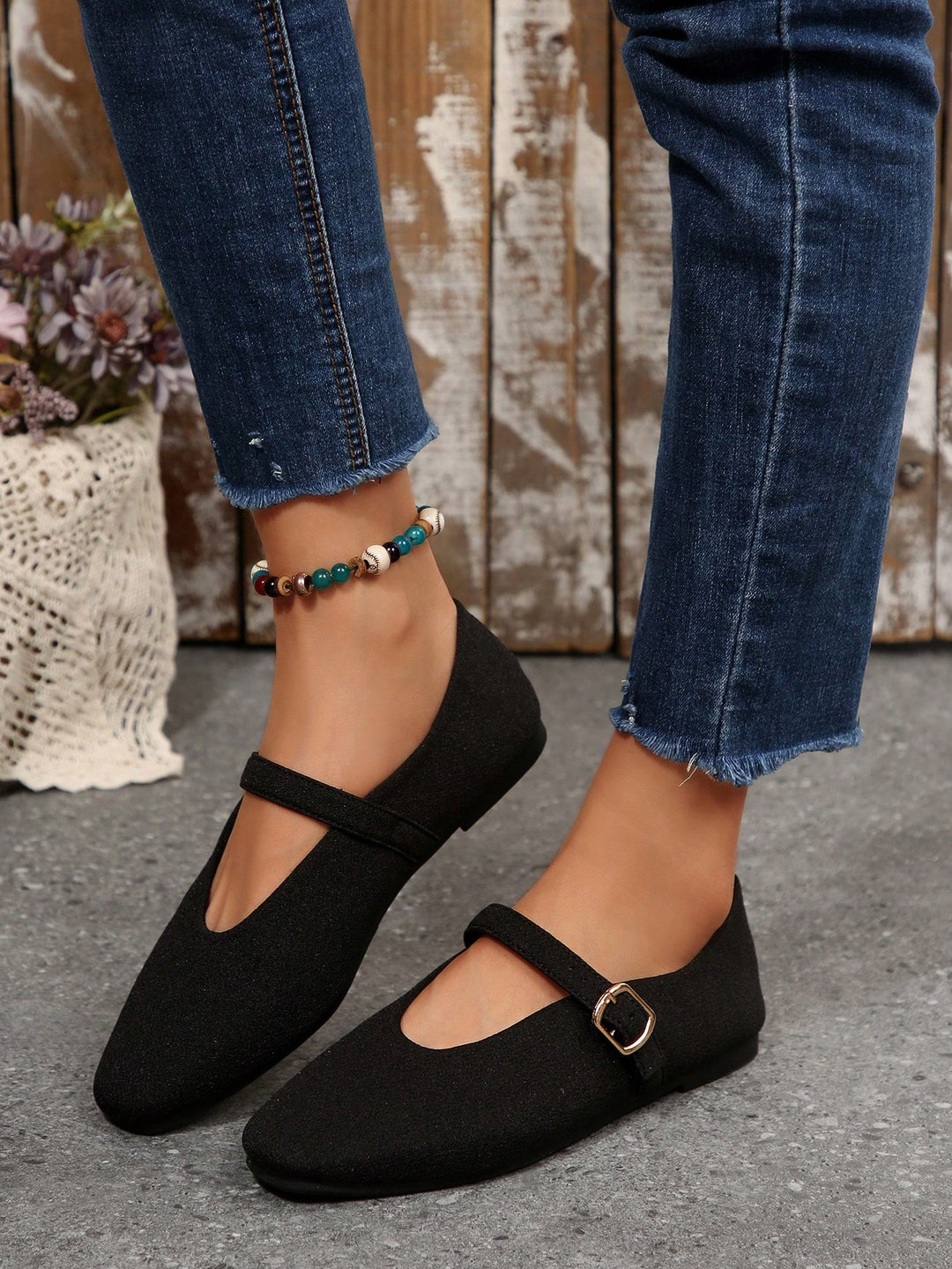 Balerini SHEIN, negru
