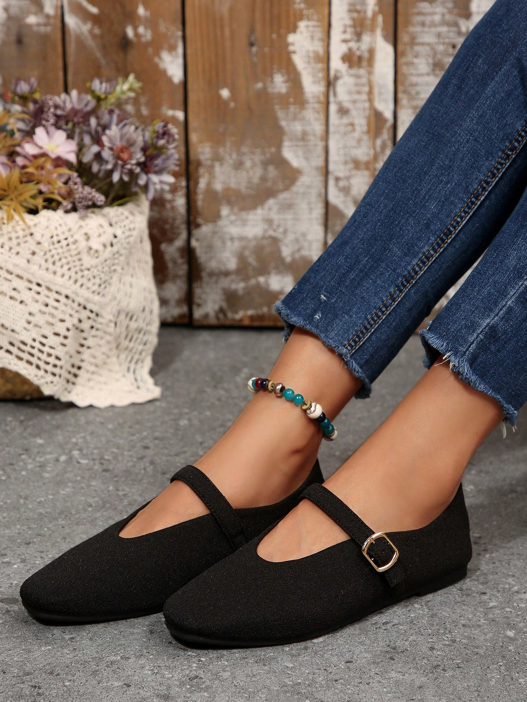 Balerini SHEIN, negru