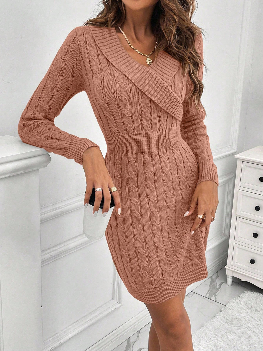 Rochie mini SHEIN, roz
