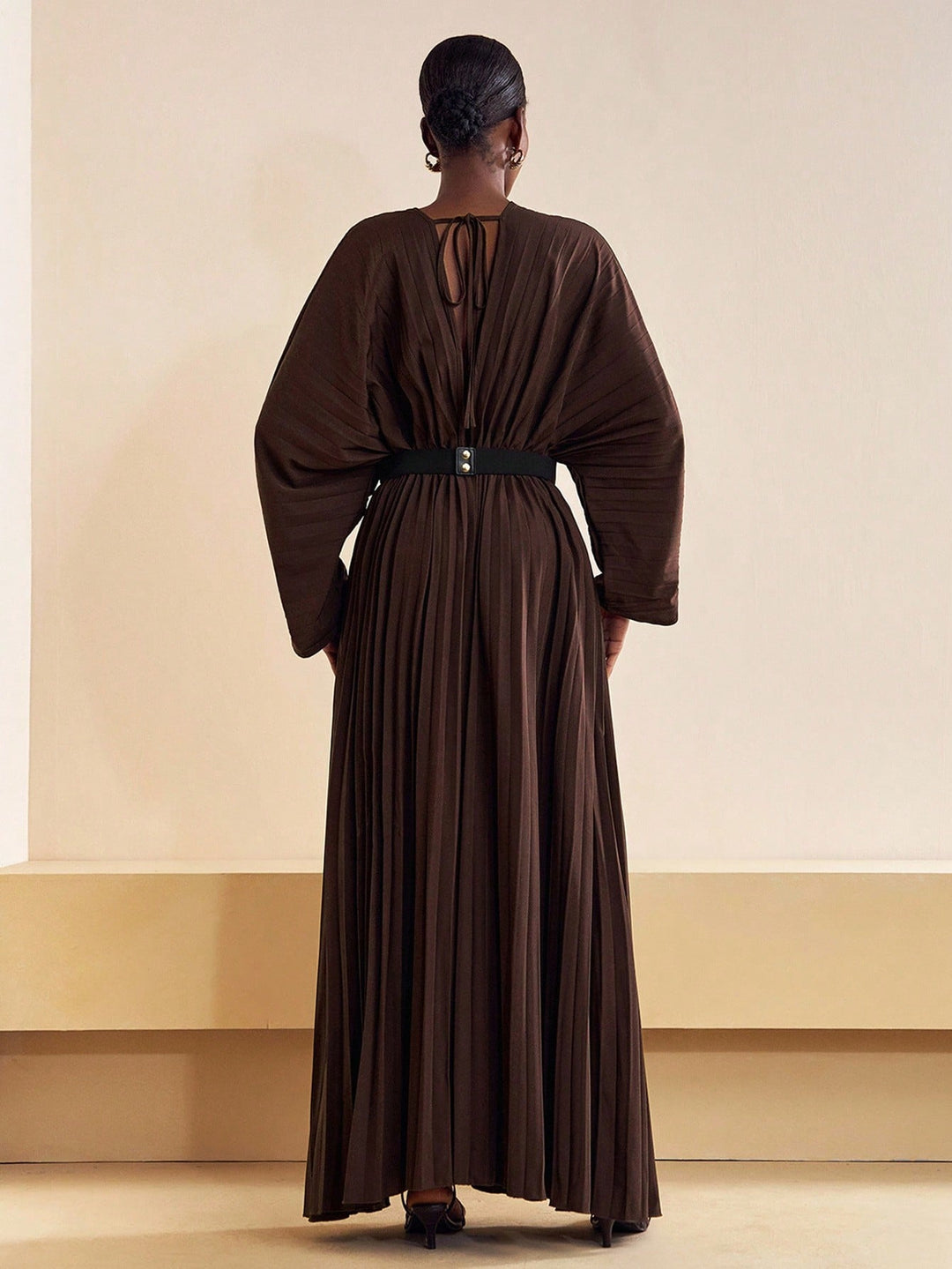 Rochie maxi SHEIN, maro