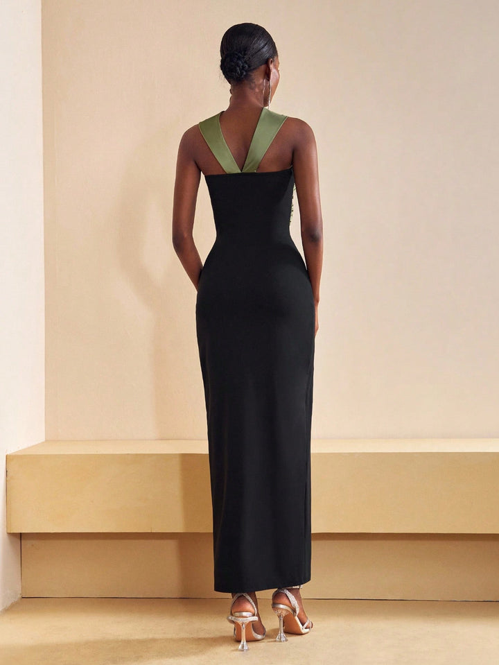 Rochie maxi SHEIN, negru