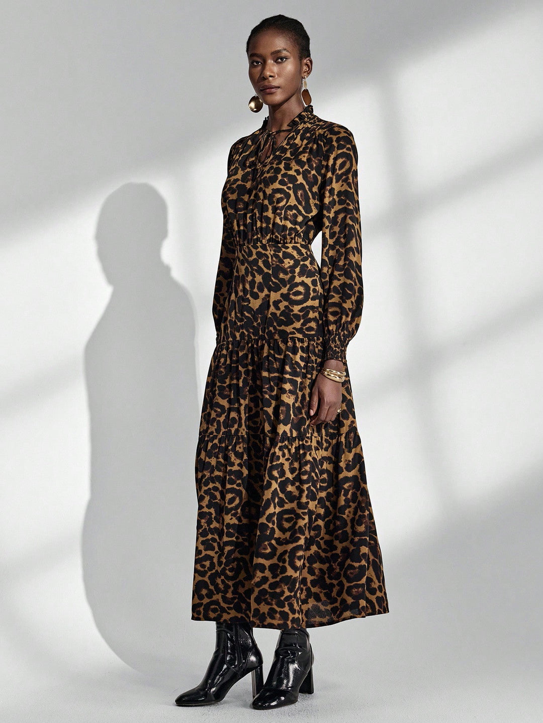 Rochie maxi SHEIN, mix culori