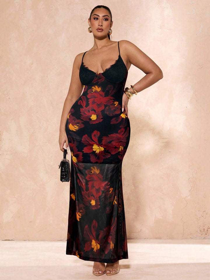 Rochie maxi SHEIN, mix culori